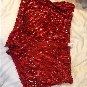 Red shorts